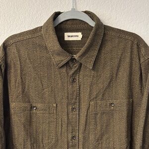 Taylor Stitch Men's Textured Organic Cotton Button Down Shirt